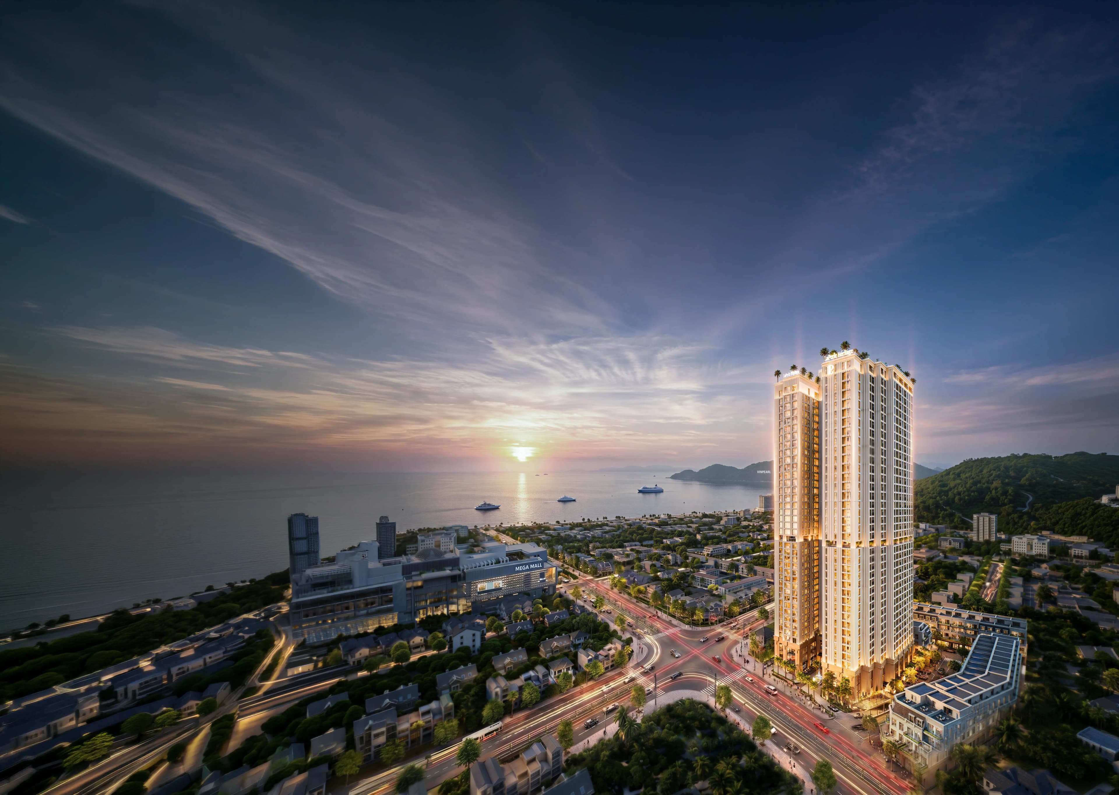 Phối cảnh tổng thể La Perle Héritage tại Nha Trang